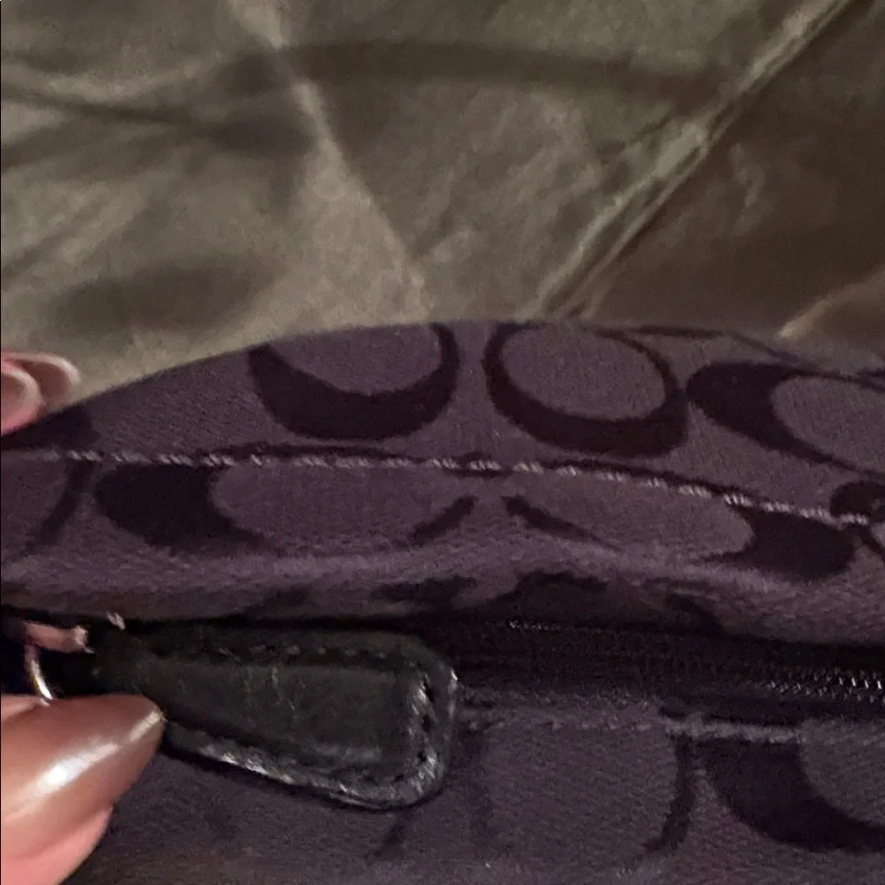 Coach VintageElegant Black mini hobo Women's crossbody Bag